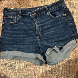 American Eagle Outfitters Dark Blue Jean Shorts